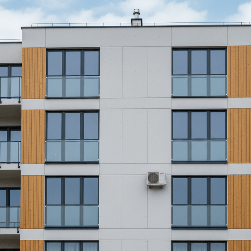 Hałas i wibracje – jak zaplanować cichy montaż na balkonie/elewacji w Kielcach